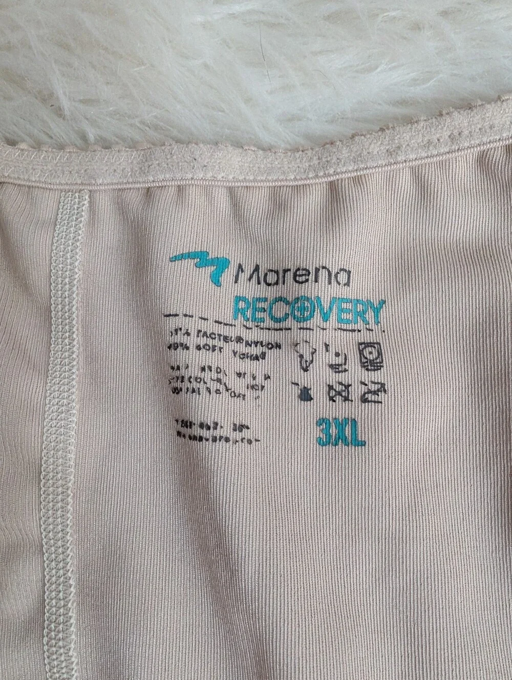 Marena Recovery Girdle with Suspenders Short Length Style No. FBS 3XL